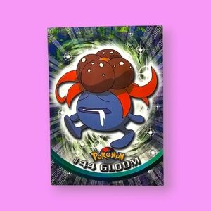 Pokemon 1999 TOPPS Gloom #44 Blue Logo TV Animation Edition Card